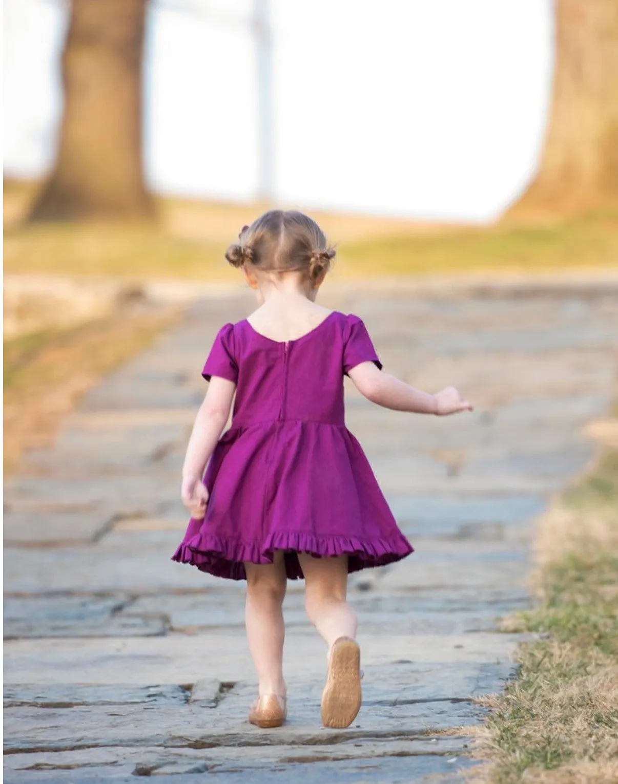 Phoebe Dress - Plum