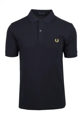 Plain Polo Shirt Navy/Honeycomb