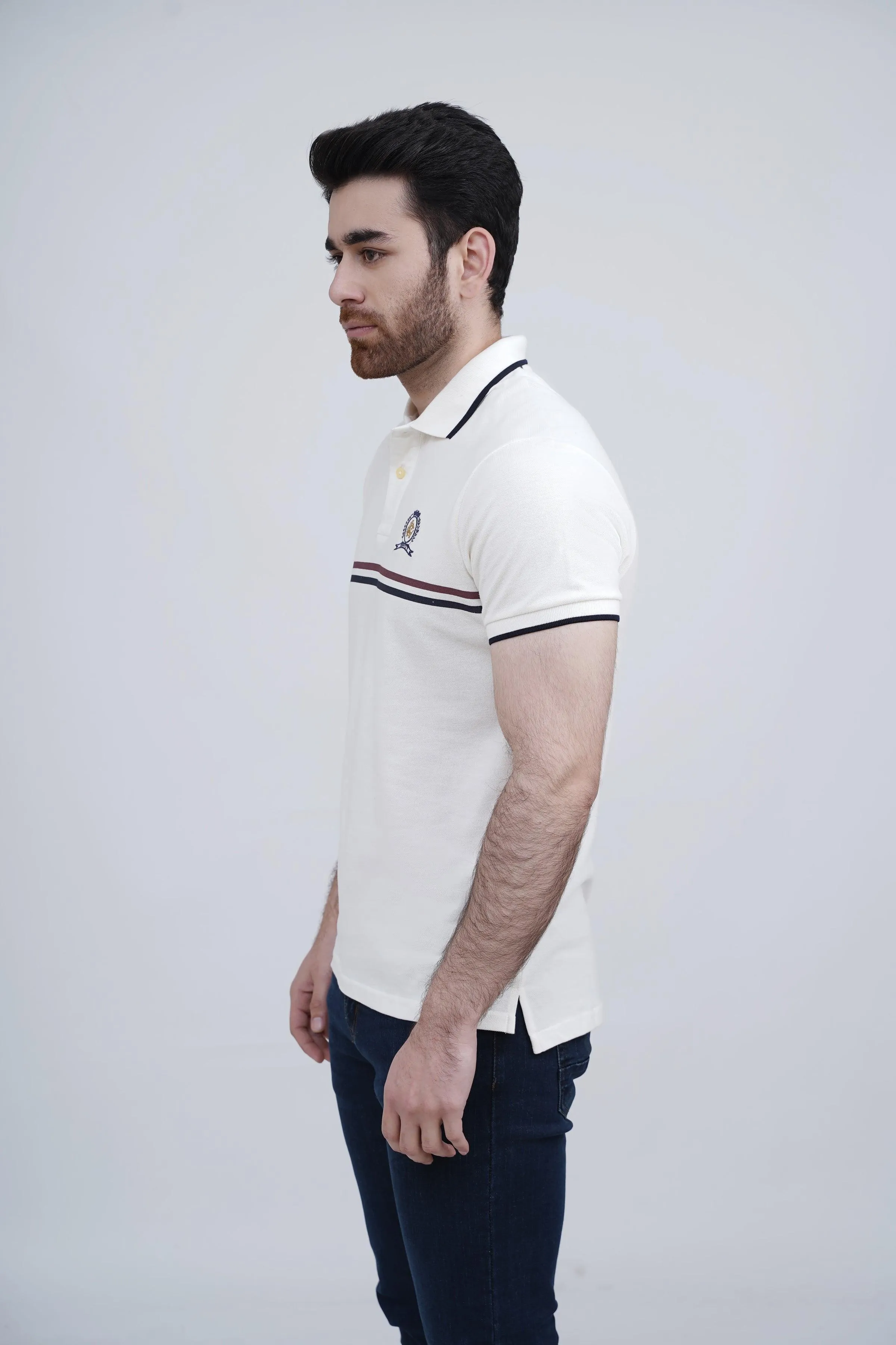 POLO SHIRT OFF WHITE