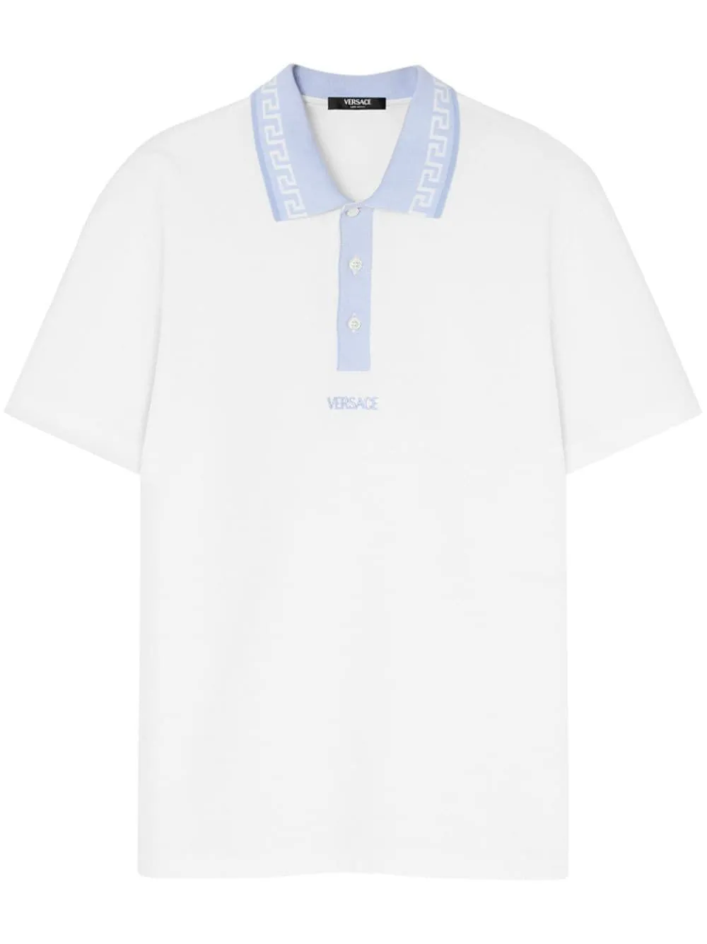 POLO SHIRT WITH GREEK MOTIF