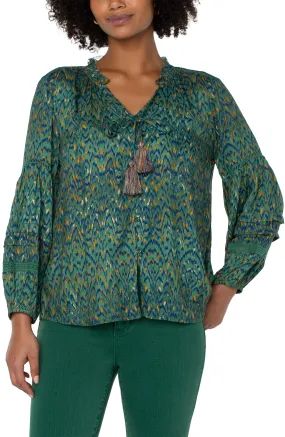 Popover Shirred Blouse