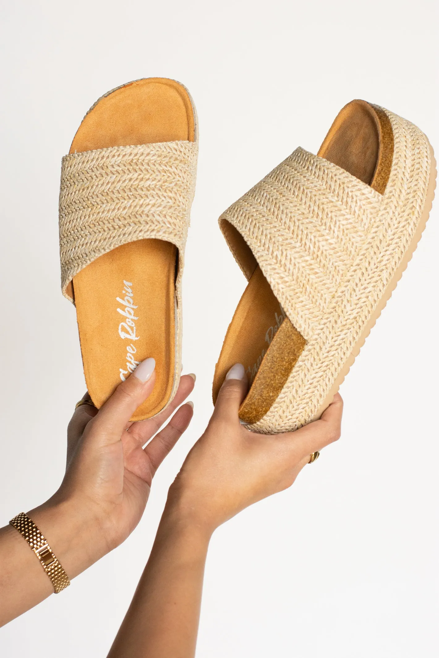 Posh Style Cork Chunk Sandal