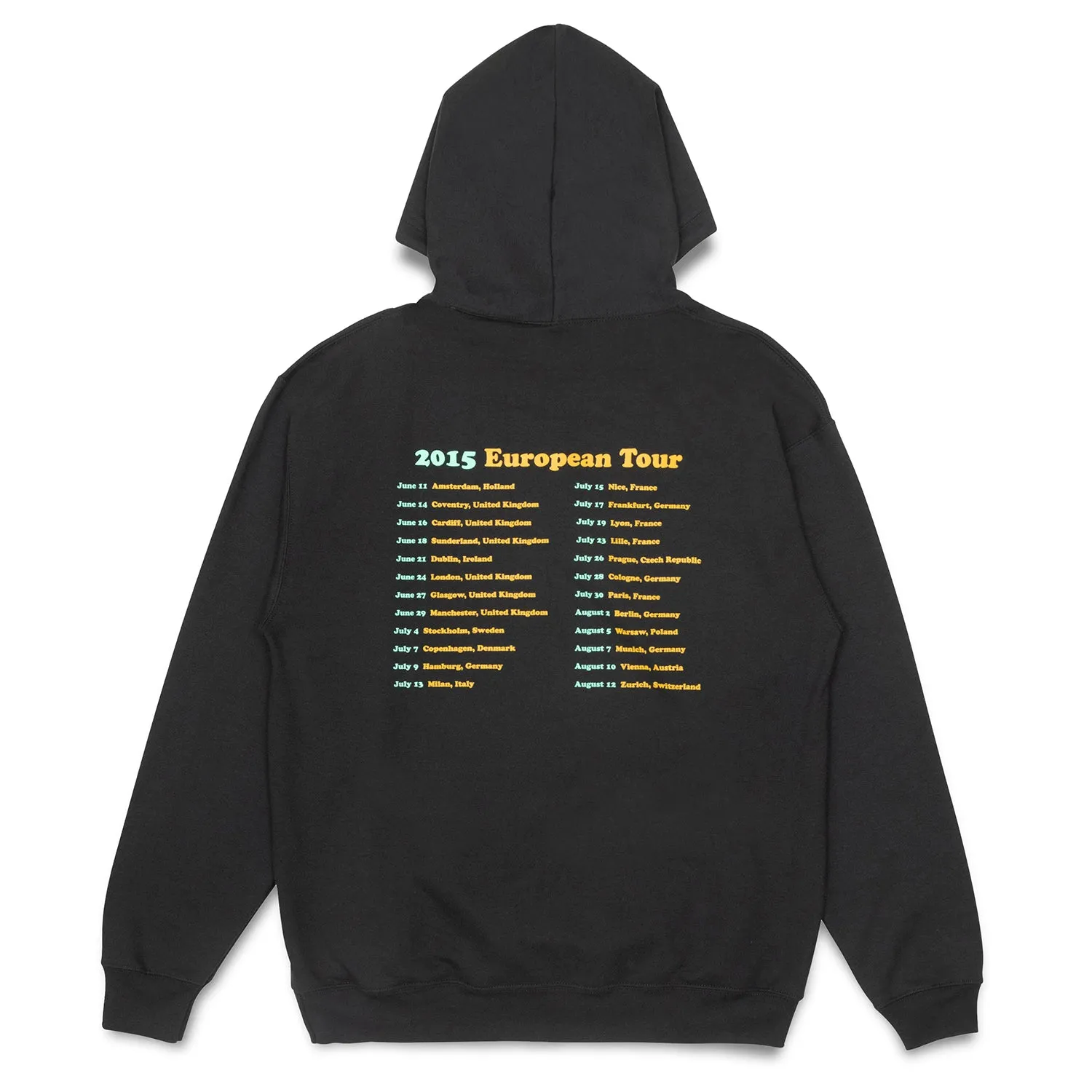 Quartersnacks Euro Tour Hoody Black