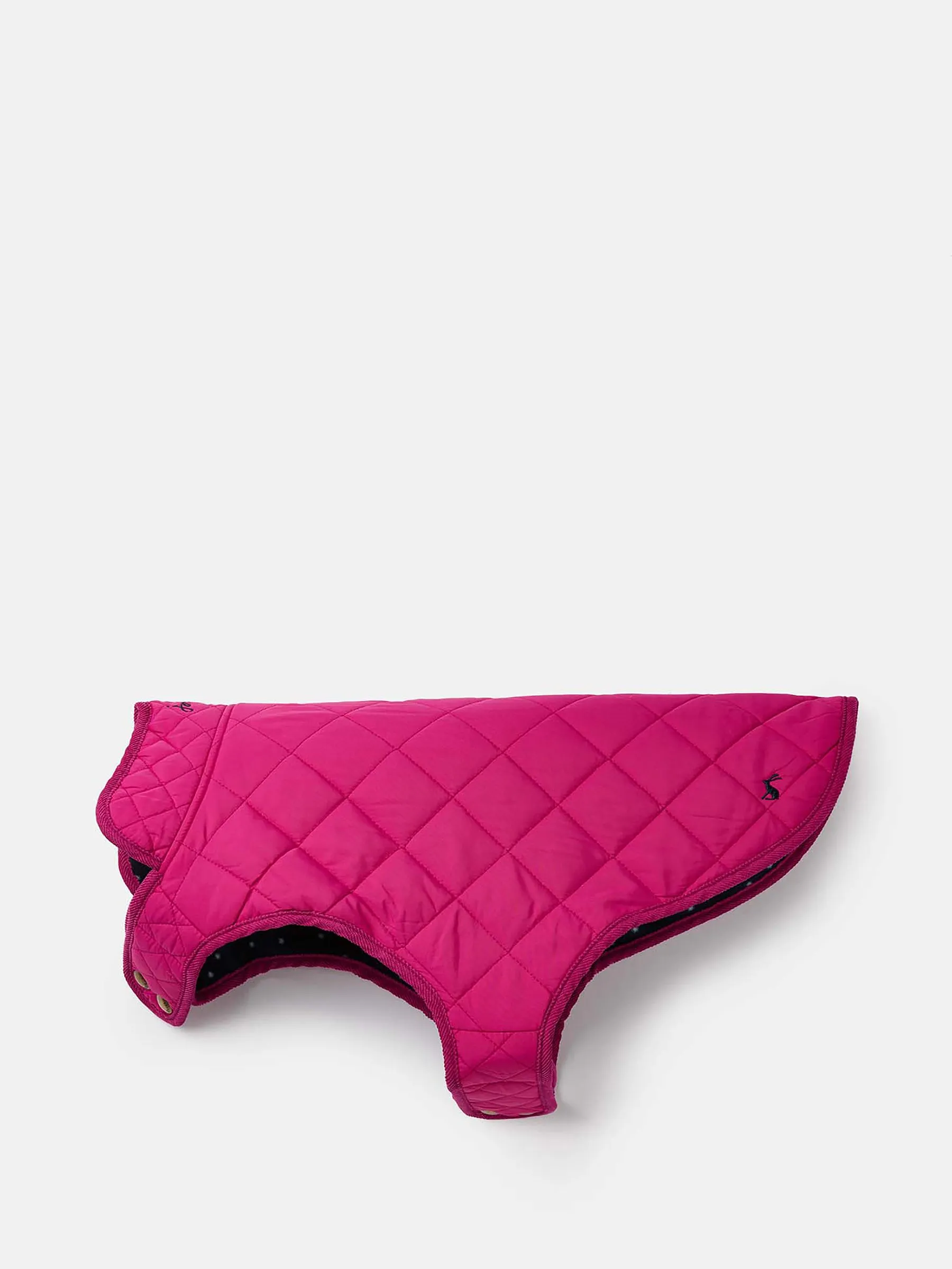 Raspberry Pink Quilted Rain Dog Coat