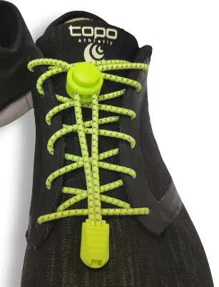 Reflective No-Tie Elastic Shoelaces - 10 Colours