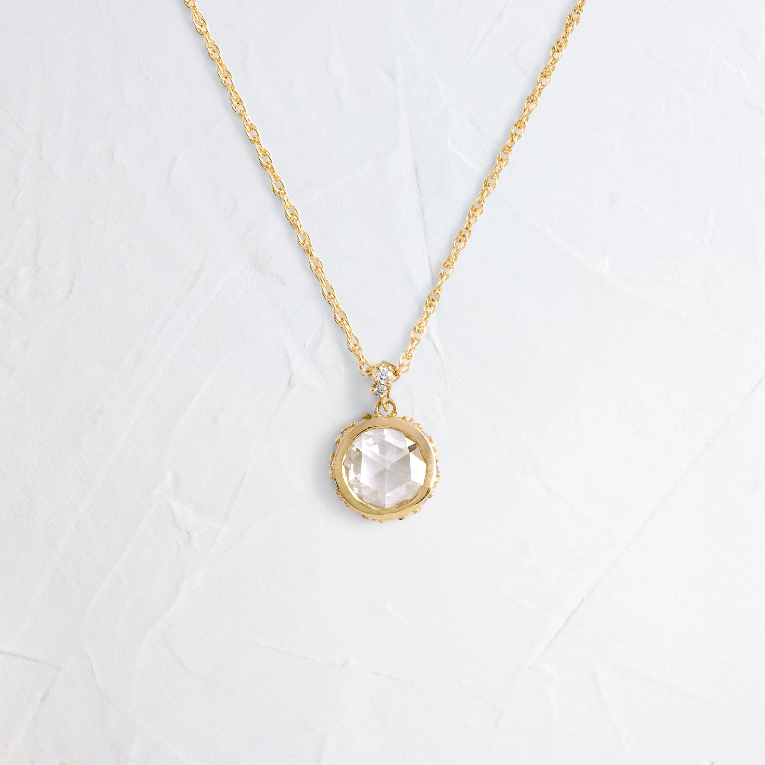 Reminisce Necklace, 0.49ct. Rose Cut - OOS