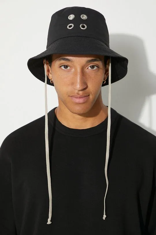 Rick Owens reversible hat Gilligan Hat black color DA02D2479.MUES1