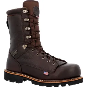 Rocky Mens Brown Leather Elk Stalker CT WP Hunting Boots