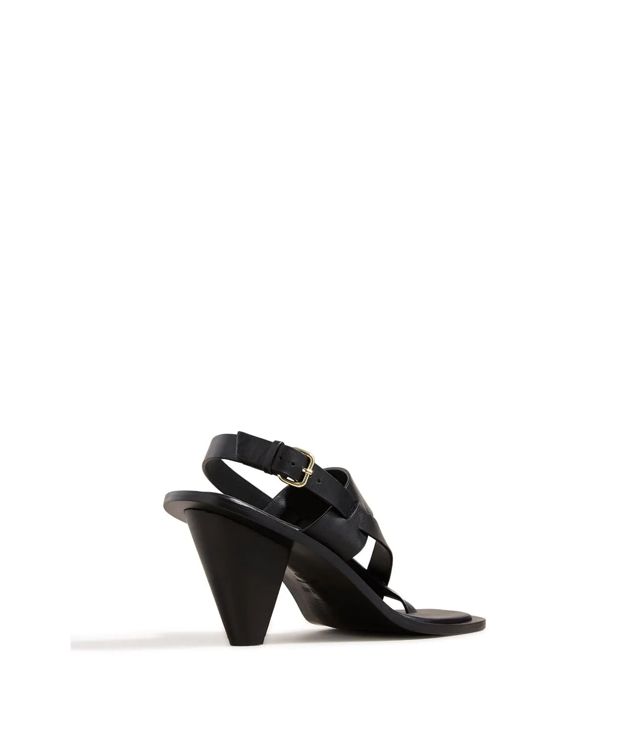 RYDER HEELED SANDAL- BLACK