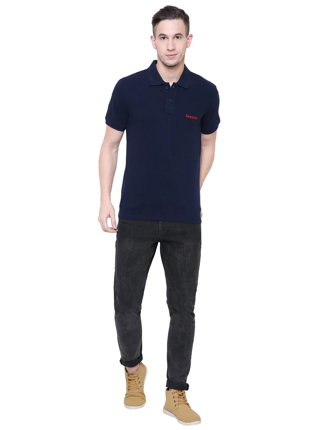 SeeandWear Men's Polo Collar T-Shirt