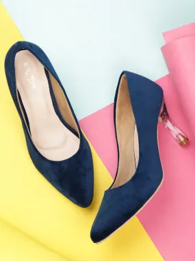 Shezone Blue Women Heels