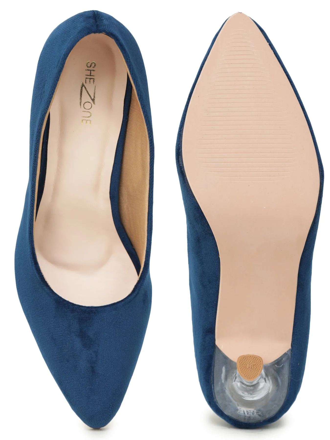 Shezone Blue Women Heels