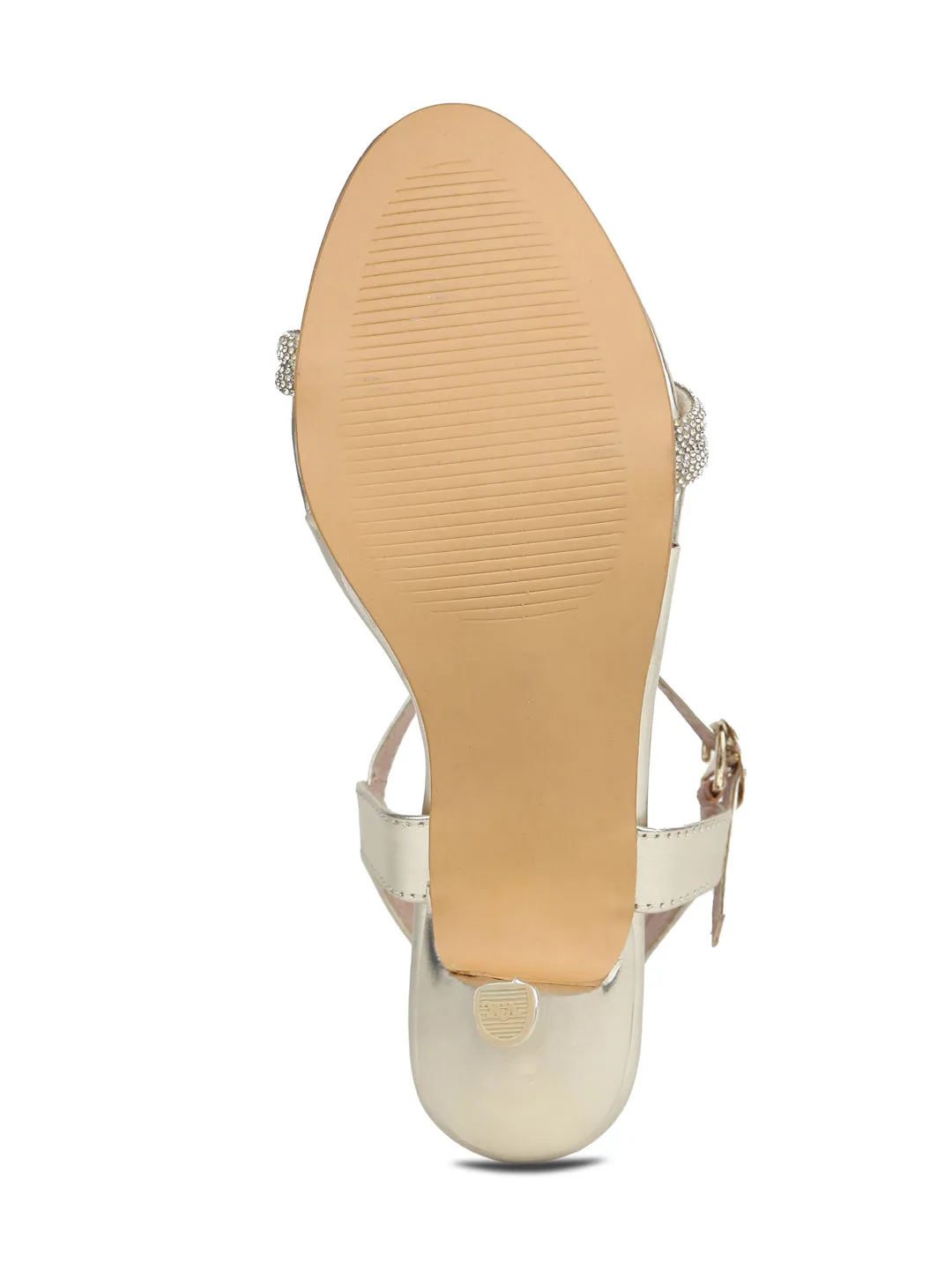 Shezone Golden Women Heels