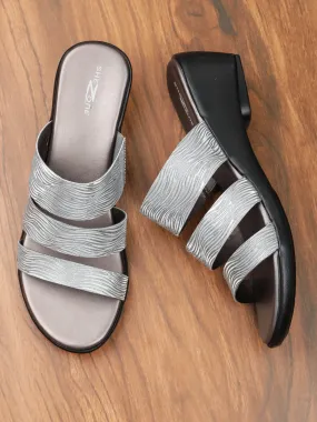 Shezone Grey Women Heels