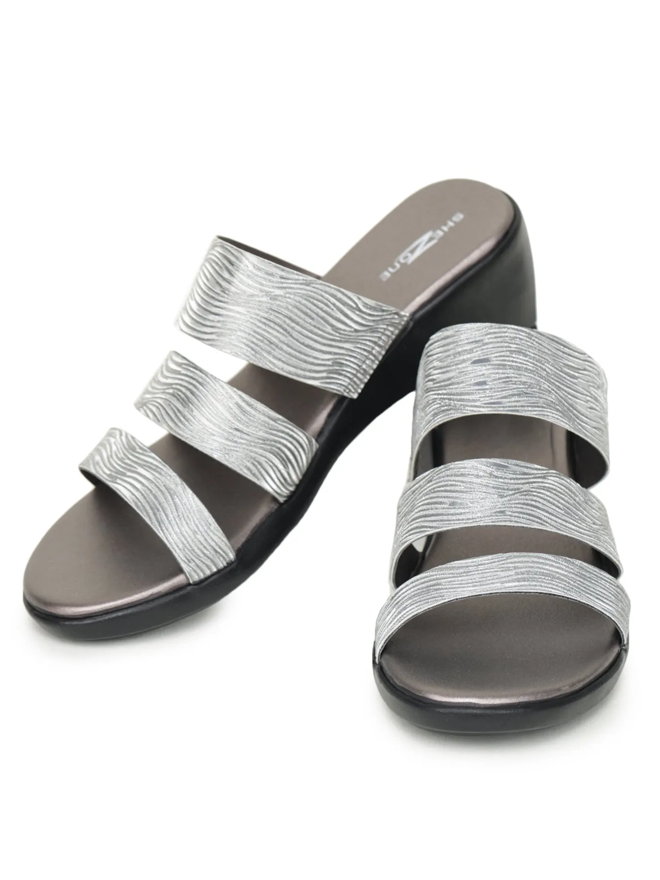 Shezone Grey Women Heels