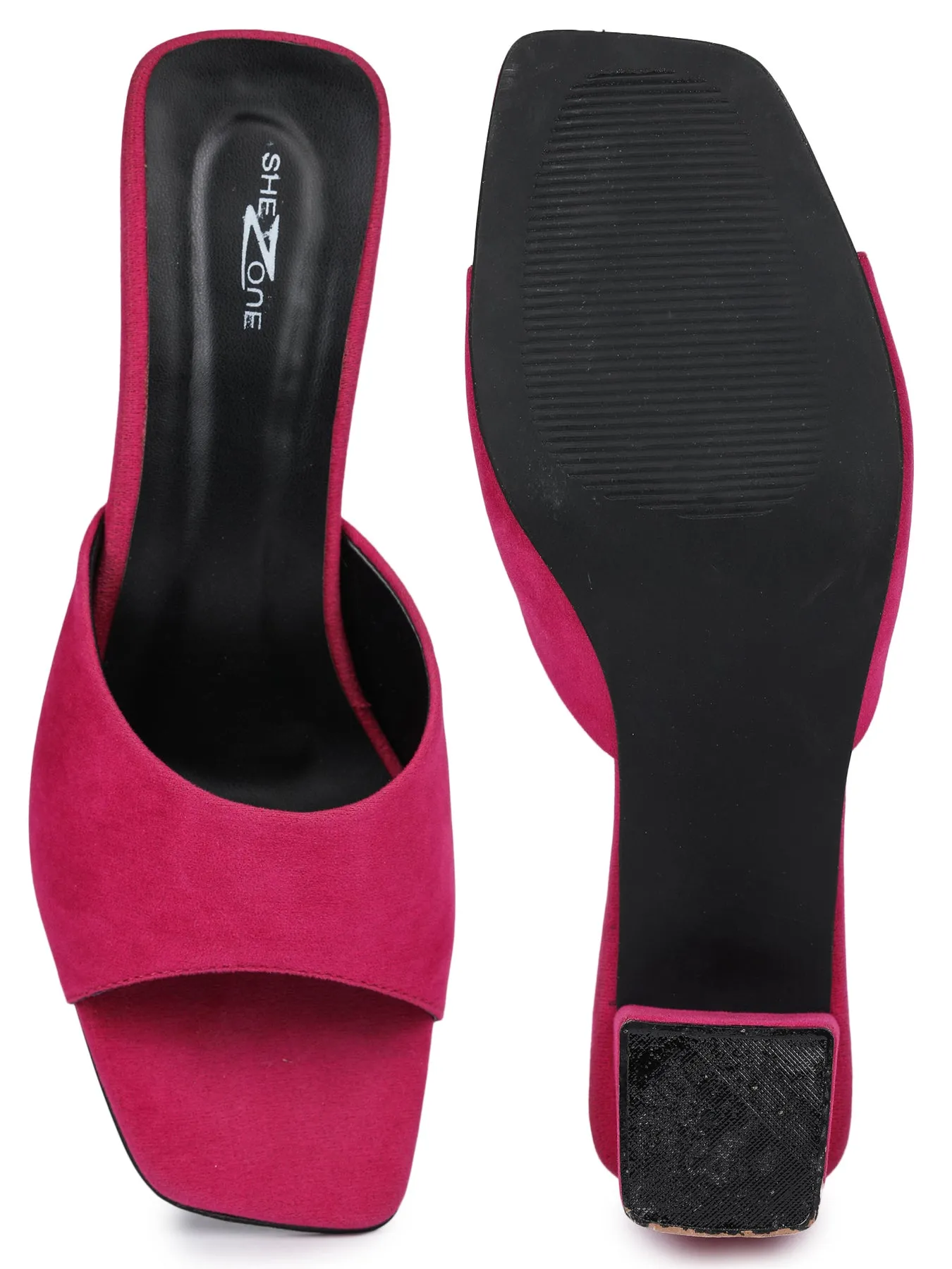 Shezone Pink Women Heels