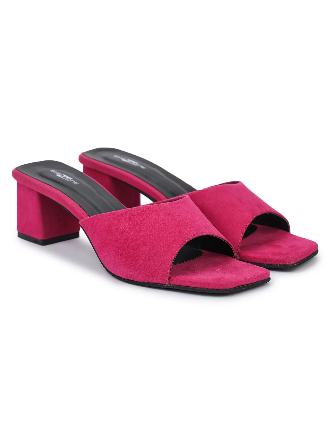 Shezone Pink Women Heels