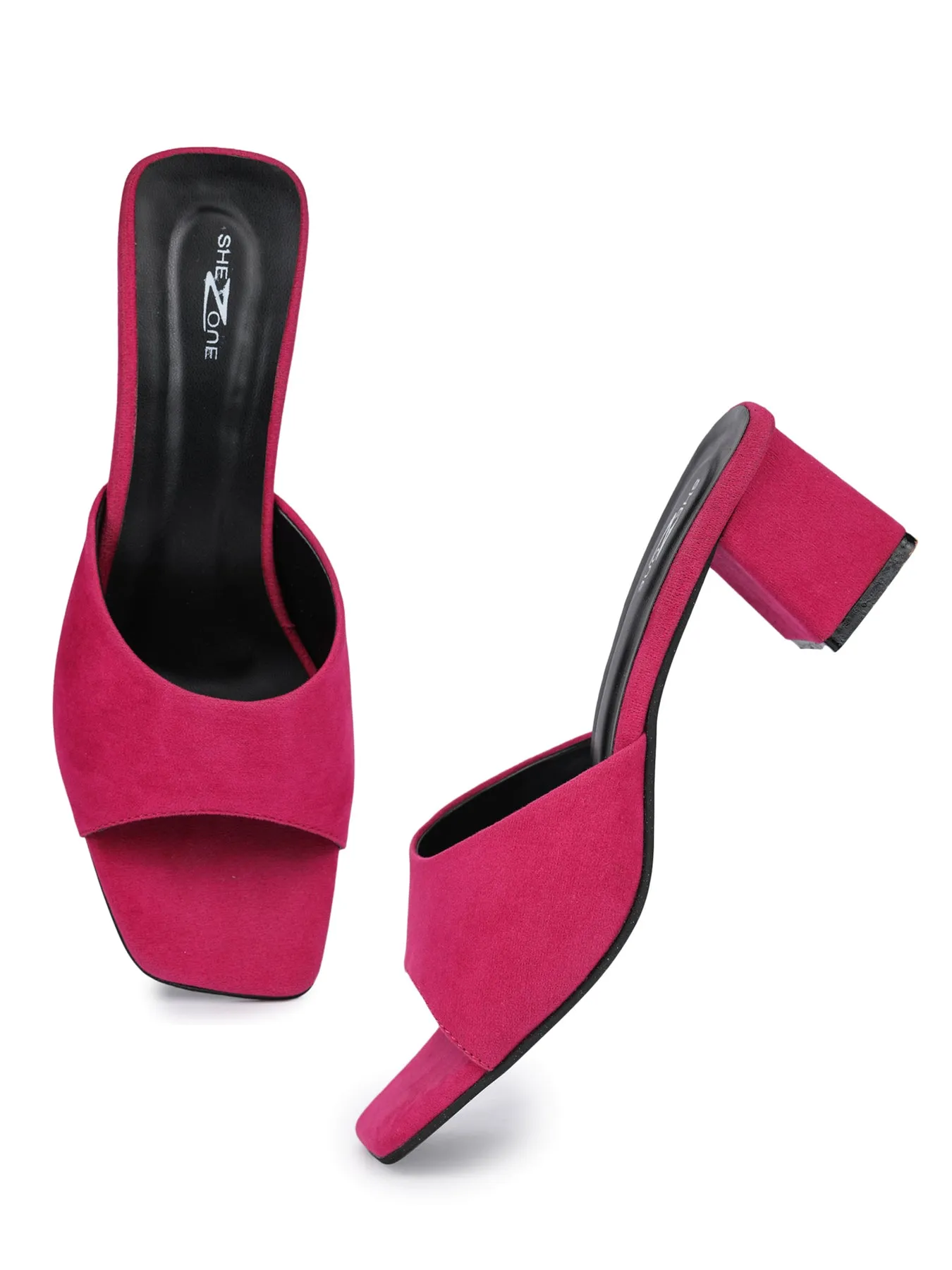 Shezone Pink Women Heels