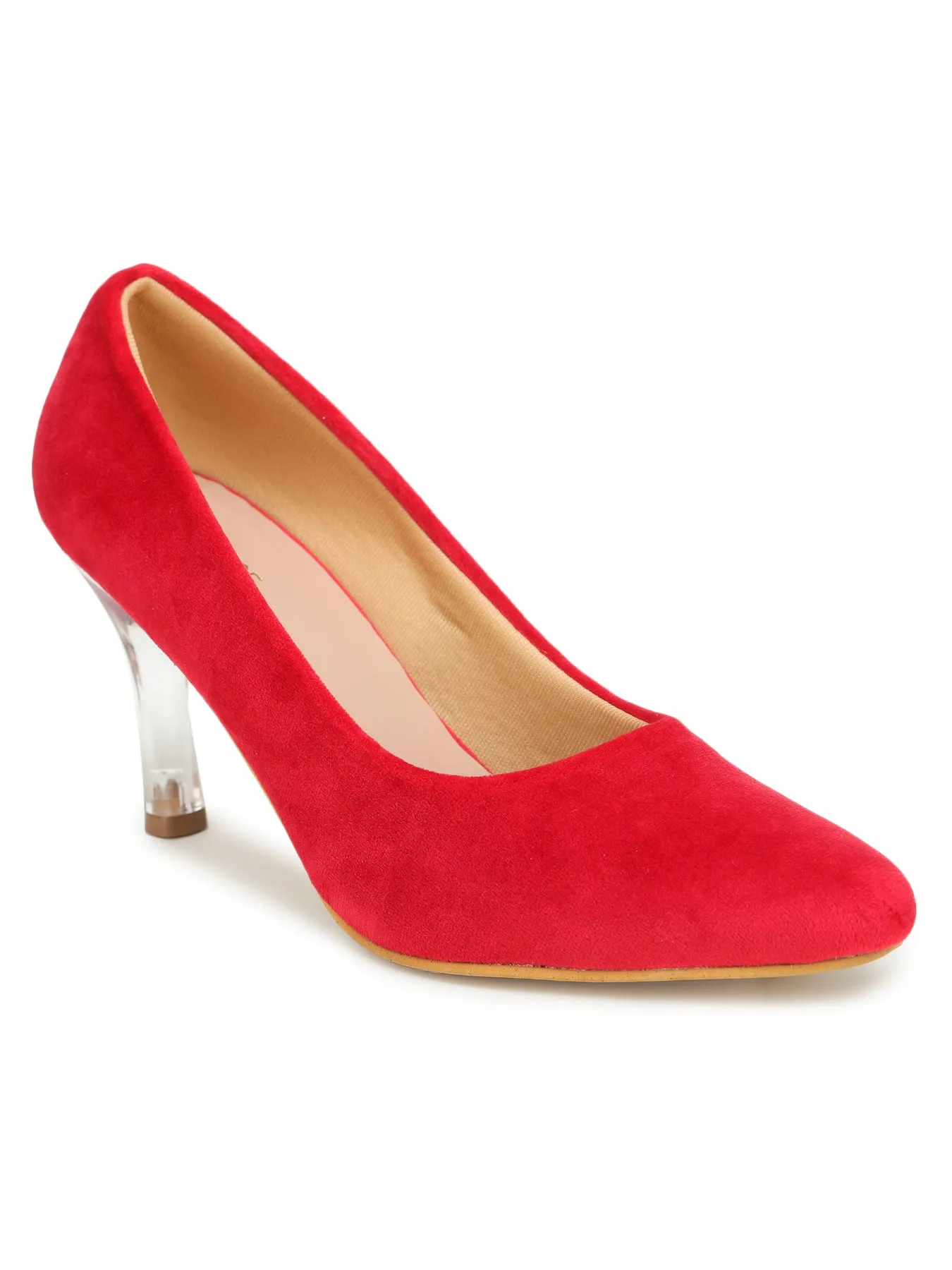 Shezone Red Women Heels