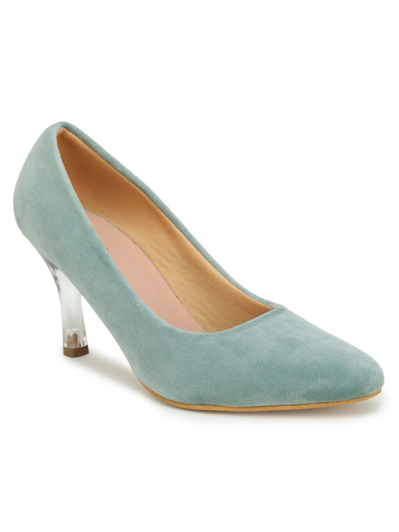 Shezone Seagreen Women Heels