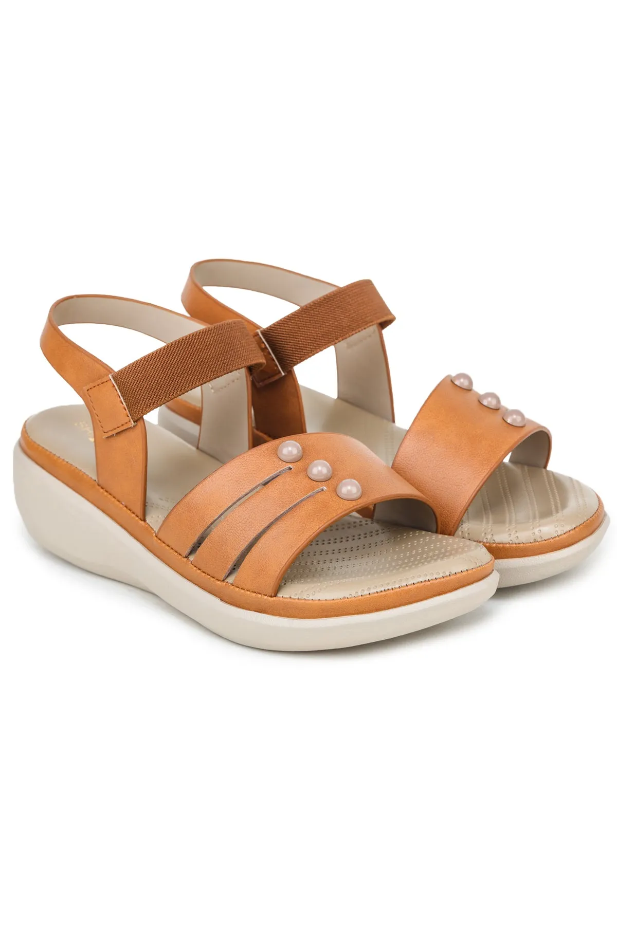 Shezone Tan Women Heels