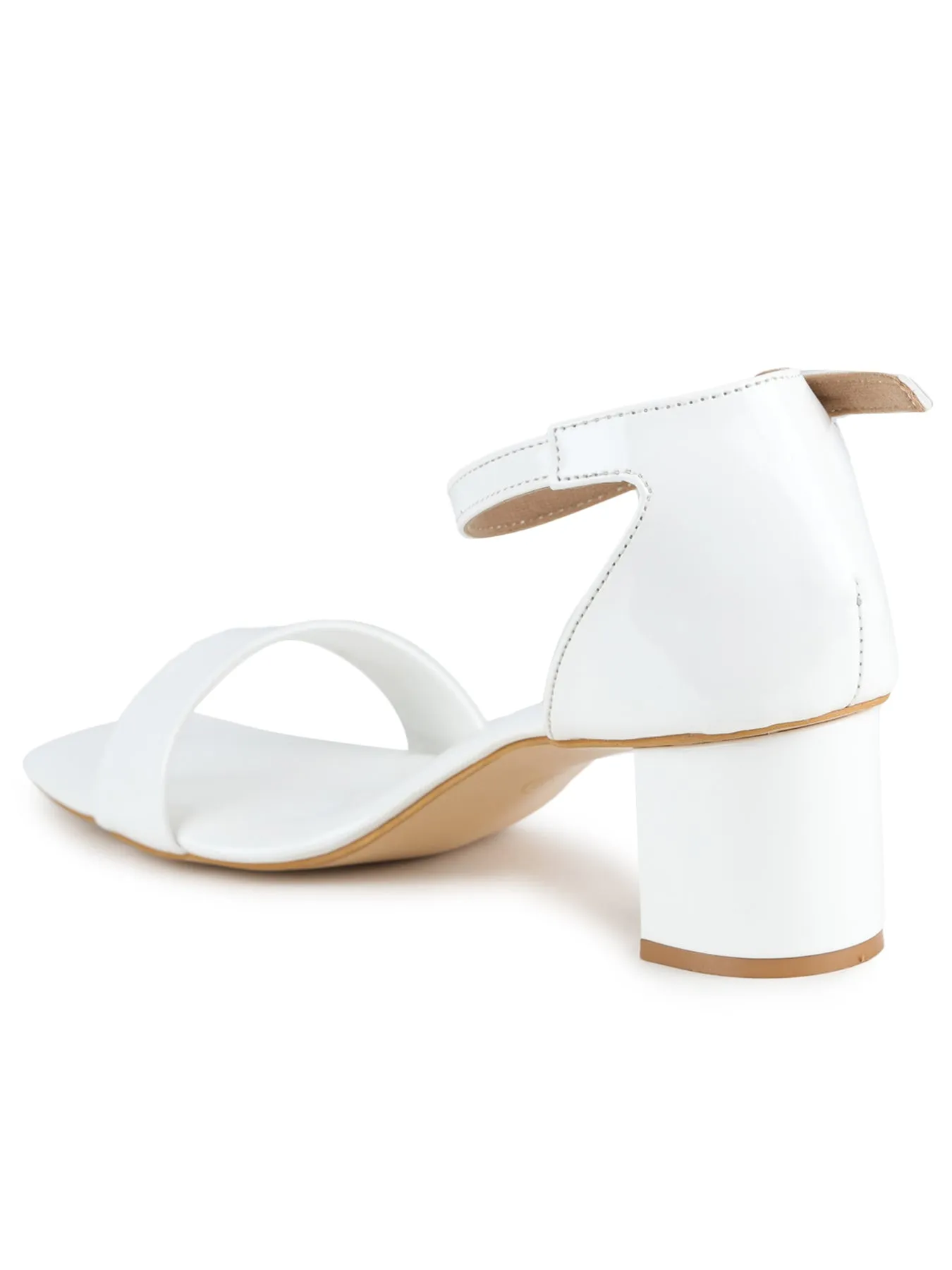 Shezone White Women Heels