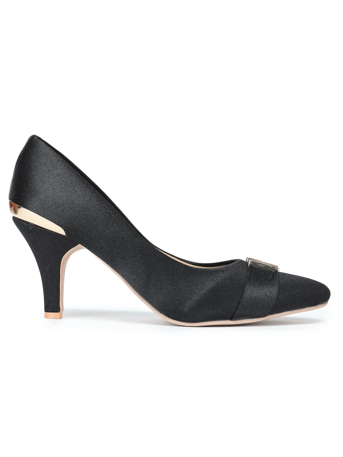 Shezone Women Black Heels