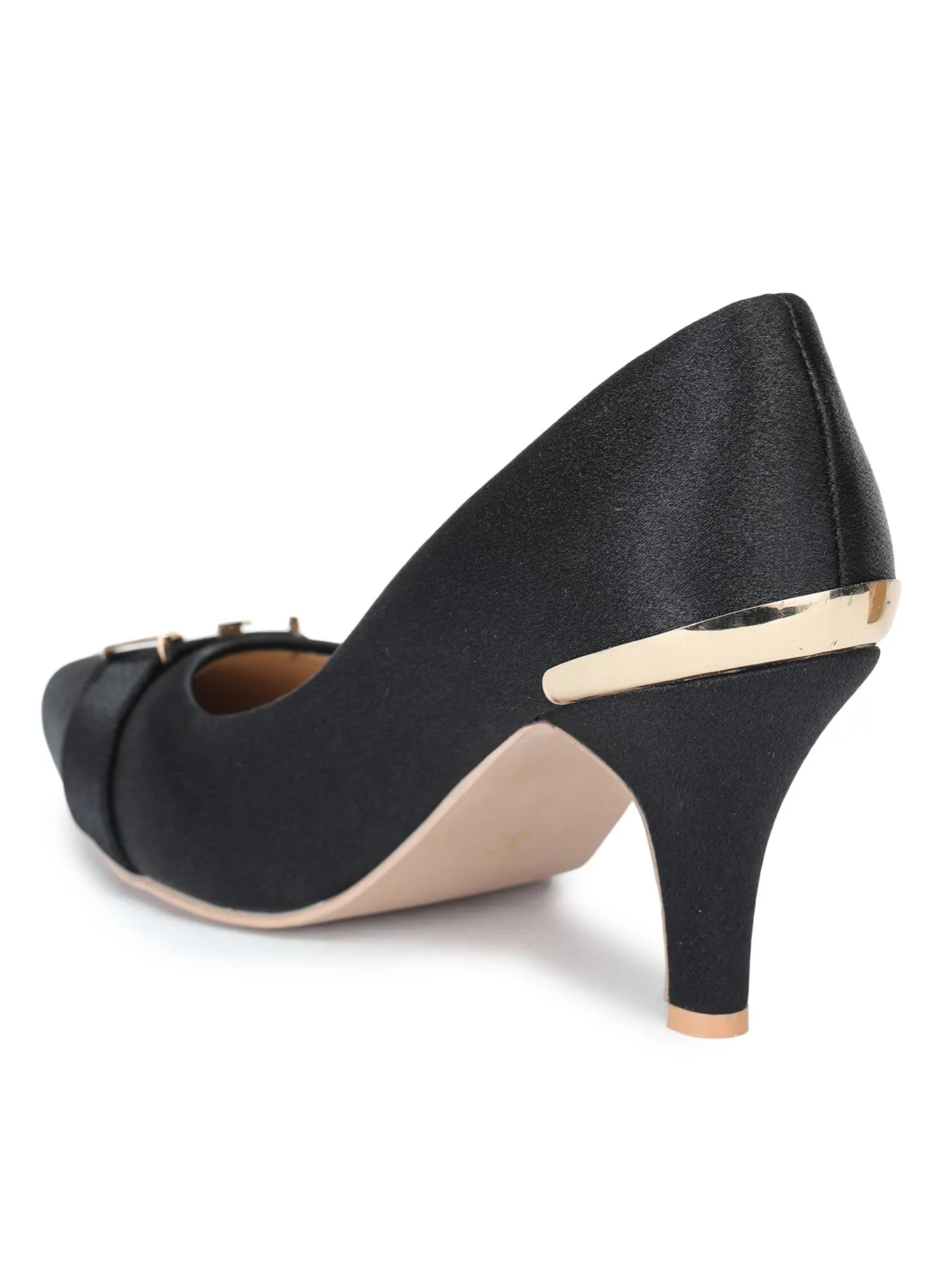 Shezone Women Black Heels