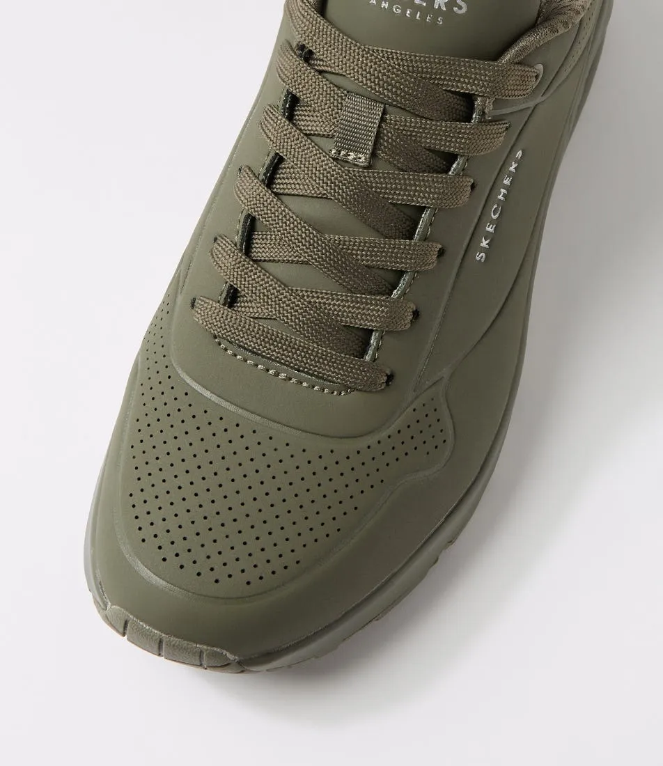 SKECHERS Uno Stand On Air Dark Green Sneakers