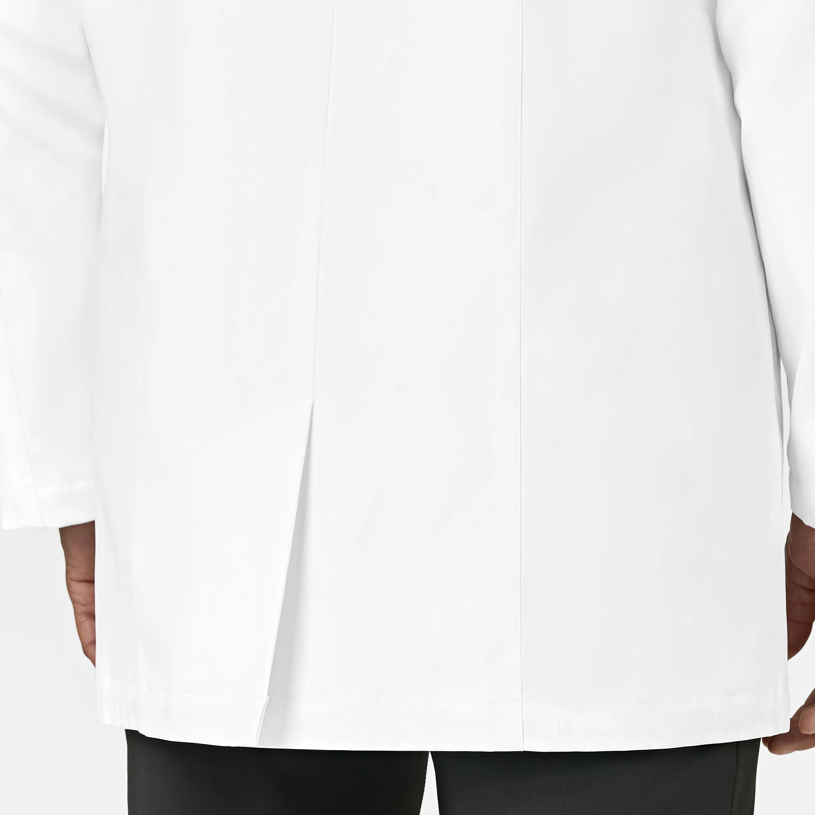 Slate Men's 34 Inch Doctors Coat - White