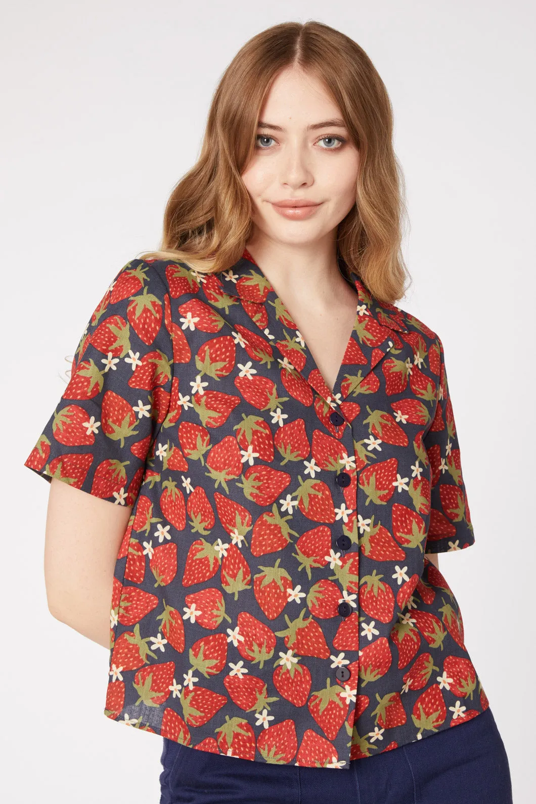 Strawberry & Daisy Blouse