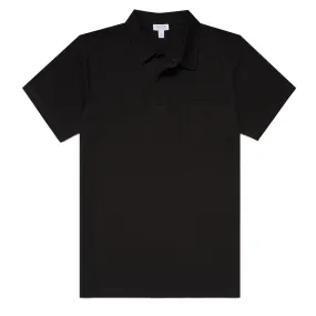 Sunspel Riviera Polo Shirt Coffee