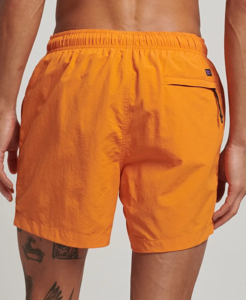 Superdry Summer Plain Swim Shorts Golden Ochre