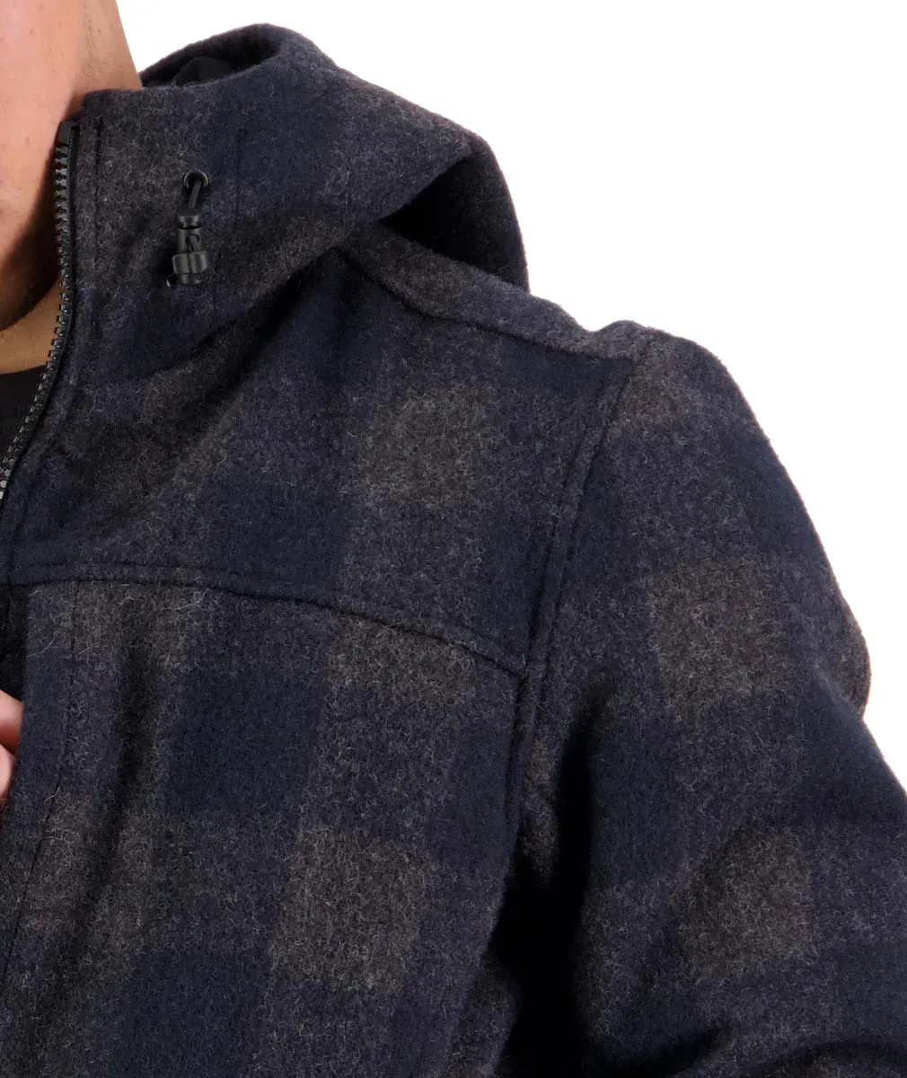 Swanndri Hudson Hoody Coal Check