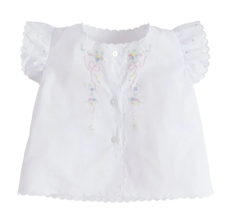 Tea Blouse - Bow & Flower