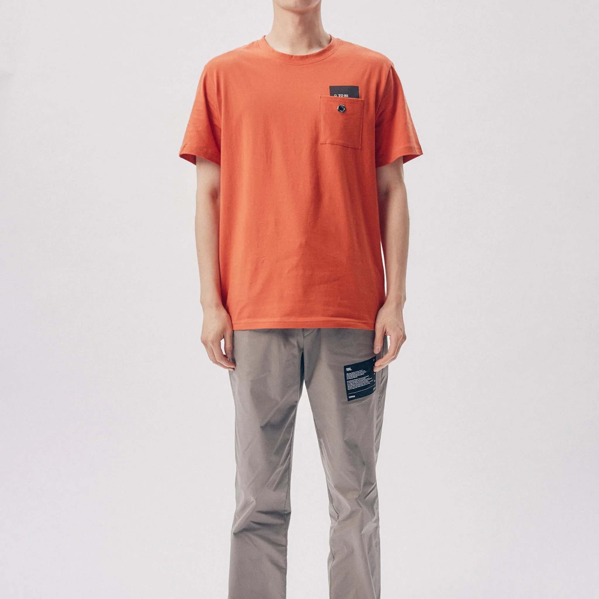 Tee Library OR Pocket Tee Orange