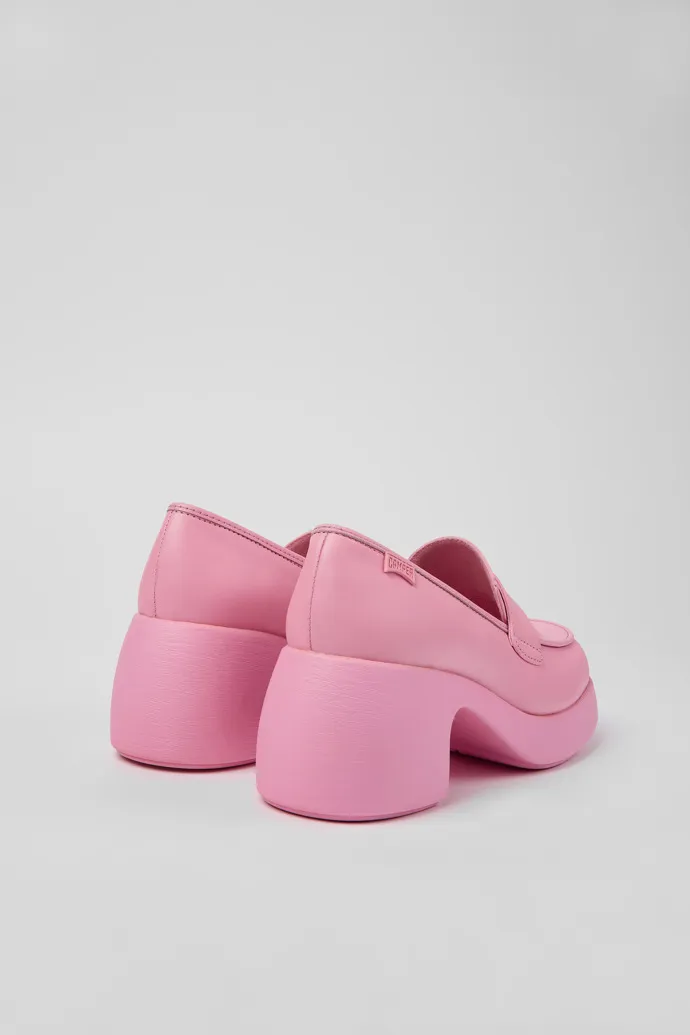 Thelma Pink Leather Loafer for Women