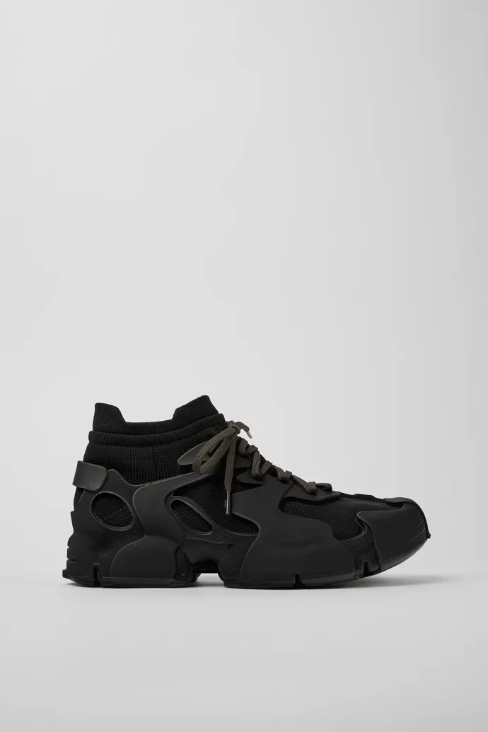 Tossu Black Caged Sneakers