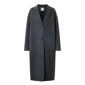 TOTEME Doublé Cocoon Coat - Charcoal