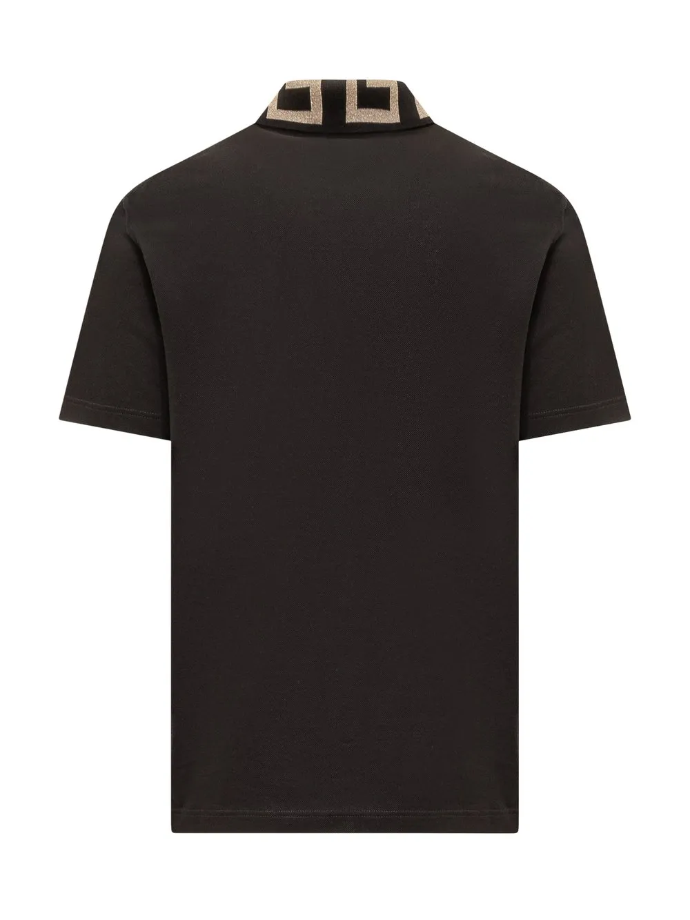 Versace with Greca Jacquard Polo Shirt