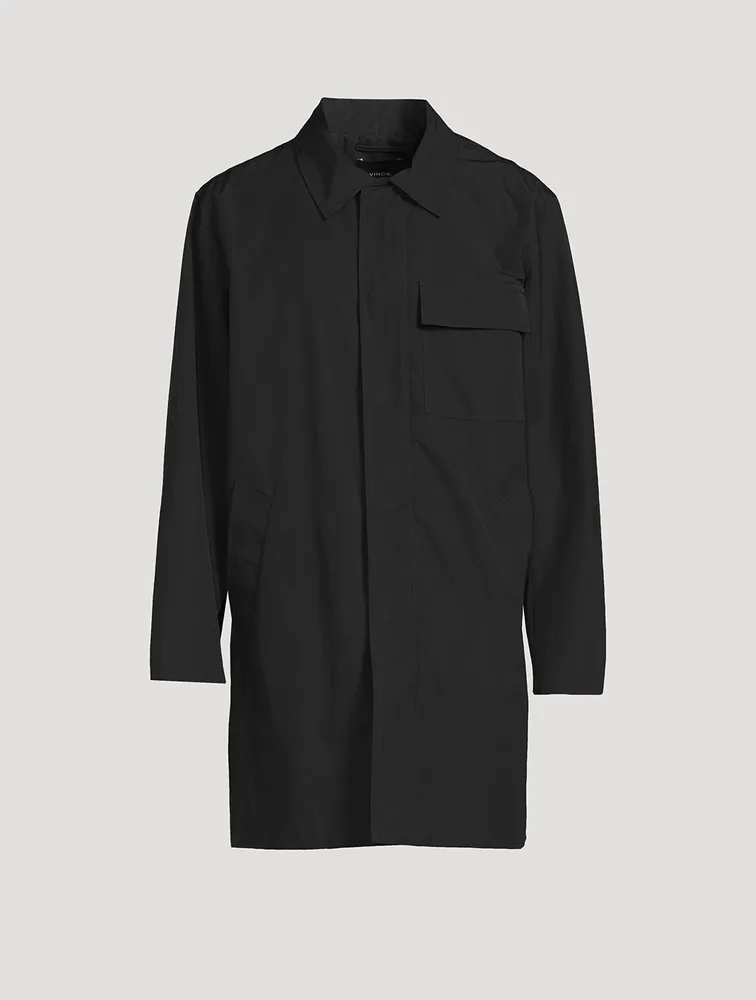 VINCE Cotton And Nylon Car Coat