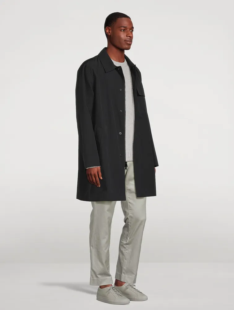 VINCE Cotton And Nylon Car Coat