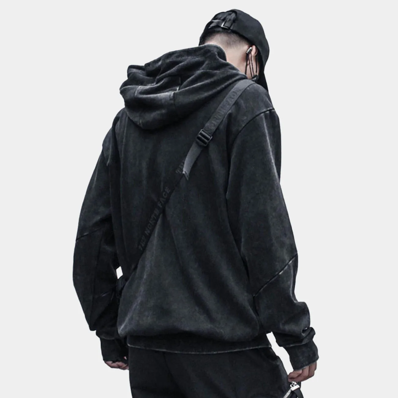 Vintage Techwear Cotton Hoody