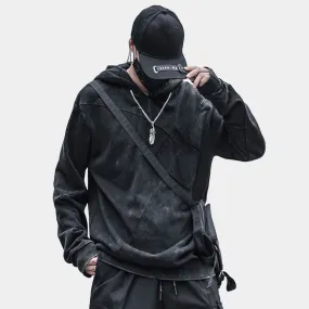 Vintage Techwear Cotton Hoody