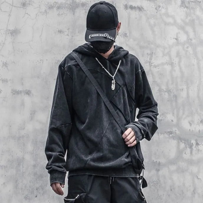 Vintage Techwear Cotton Hoody