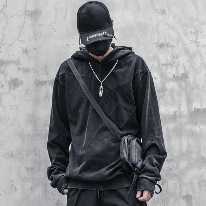 Vintage Techwear Cotton Hoody