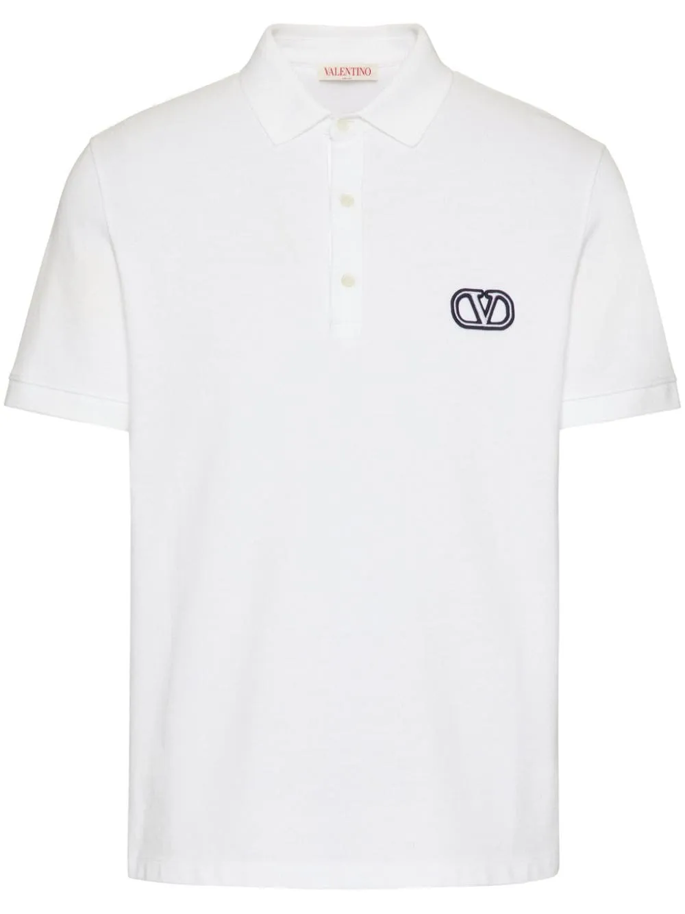 VLOGO SIGNATURE COTTON POLO SHIRT