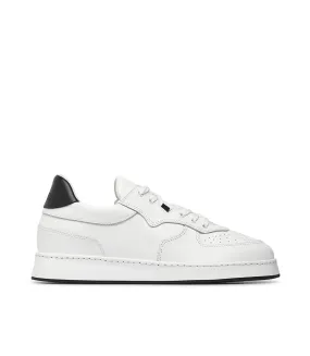 White leather sneakers