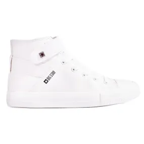 Women's high sneakers Big Star V274541 white