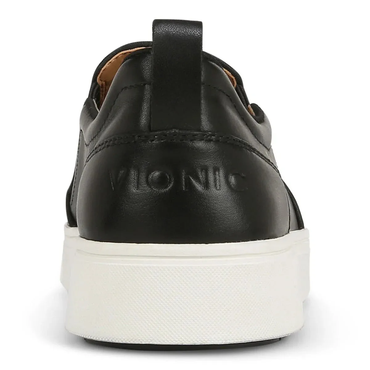 WOMEN'S VIONIC KIMMIE SLIP-ON SNEAKER | BLACK LEATHER